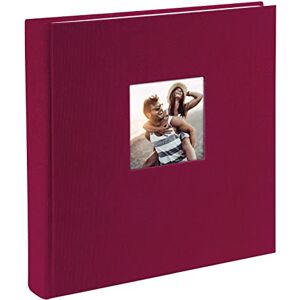 Goldbuch photo album with cut-out, Bella Vista, 25 x 25 cm, 60 white pages with glassine dividers, linen, Bordeaux, 24892 Goldbuch photo album with cut-out, Bella Vista, 25 x 25 cm, 60 white pages with glassine dividers, linen, Bordeaux, 24892