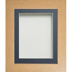 Frame Company Watson Beech Picture Photo Frame fitted with Perspex, 36x24 inch with Blue Mount for image size 30x20 inch Frame Company Watson Beech Picture Photo Frame fitted with Perspex, 36x24 inch with Blue Mount for image size 30x20 inch