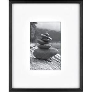 MCS Gallery Wall Frame, Black, 8 x 10 in matted to 4 x 6 in MCS Gallery Wall Frame, Black, 8 x 10 in matted to 4 x 6 in