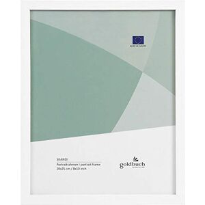 Goldbuch Skandi Picture, 20 x 25 cm, Single Made of Real Wood, Portrait Standing, Wooden Wall Mount, Photo Frame, White, 20x25 cm Goldbuch Skandi Picture, 20 x 25 cm, Single Made of Real Wood, Portrait Standing, Wooden Wall Mount, Photo Frame, White, 20x25 cm