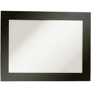 Durable DURAFRAME Self-Adhesive Magnetic Frame A6 Format In Black Pack of 2 Frames Document Frame for Professional Internal Signage Durable DURAFRAME Self-Adhesive Magnetic Frame A6 Format In Black Pack of 2 Frames Document Frame for Professional Internal Signage