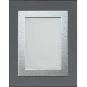Frame Company Watson Grey Picture Photo Frame fitted with Perspex, 24x20 inch with Silver Mount for image size 20x16 inch Frame Company Watson Grey Picture Photo Frame fitted with Perspex, 24x20 inch with Silver Mount for image size 20x16 inch