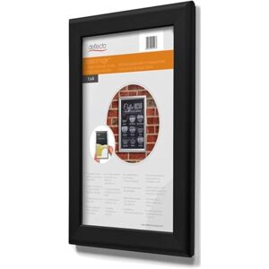 Deflecto A3 Snap Frame Elegant Black Aluminium Clip Frame for Wall Display Certificate and Poster Holder with Convenient Front Opening Clips Stylish Photo Hanger for Home and Office Deflecto A3 Snap Frame Elegant Black Aluminium Clip Frame for Wall Display Certificate and Poster Holder with Convenient Front Opening Clips Stylish Photo Hanger for Home and Office