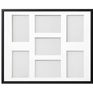 Frame Company Drayton Multi Aperture Photo Frame, Black, 20x16 for 6x4 inch (x7) Frame Company Drayton Multi Aperture Photo Frame, Black, 20x16 for 6x4 inch (x7)