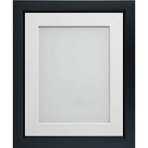 Frame Company Ainsworth Range Black 16x12 inch Picture Photo Frame with White Mount for Image 14x10inch * Choice of Sizes* Fitted with Real Glass Frame Company Ainsworth Range Black 16x12 inch Picture Photo Frame with White Mount for Image 14x10inch * Choice of Sizes* Fitted with Real Glass