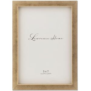 Lawrence Frames 5W x 7-Inch H Chloe Contemporary Gold Picture Frame (708057) Lawrence Frames 5W x 7-Inch H Chloe Contemporary Gold Picture Frame (708057)