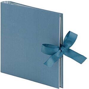 Rössler 1 x Photo Ring Album with 2 Rings 230 x 210 mm 50 Pages with Ribbon, Denim Rössler 1 x Photo Ring Album with 2 Rings 230 x 210 mm 50 Pages with Ribbon, Denim