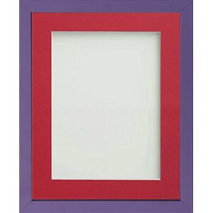 Frame Company Jellybean Range Purple Wooden 30x20 inch Picture Photo Frame with Red Mount for Image A2 * Choice of Colours & Sizes* Fitted with Perspex Frame Company Jellybean Range Purple Wooden 30x20 inch Picture Photo Frame with Red Mount for Image A2 * Choice of Colours & Sizes* Fitted with Perspex