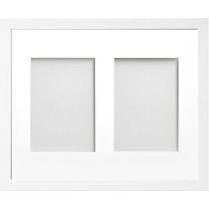 Frame Company Frame Allington Range 14 x 11 Inches White Picture Photo Frame with White 2-Aperture Mount for Image Size 7 x 5 Inches (Portrait) Frame Company Frame Allington Range 14 x 11 Inches White Picture Photo Frame with White 2-Aperture Mount for Image Size 7 x 5 Inches (Portrait)