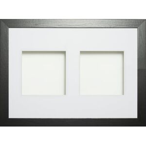 Frame Company Watson Multi Aperture Range Black Photo Picture Frame, A2 for 8x8 (x2) *Choice of Sizes* Fitted with Perspex Frame Company Watson Multi Aperture Range Black Photo Picture Frame, A2 for 8x8 (x2) *Choice of Sizes* Fitted with Perspex
