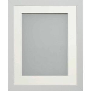 Frame Company Allington White Photo Frame with Off-White Mount, 18x14 for 14x10 inch, fitted with perspex Frame Company Allington White Photo Frame with Off-White Mount, 18x14 for 14x10 inch, fitted with perspex