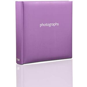 ARPAN Photo Album Slip In Case Book-bound Memo Album for 200 photos 6'' x 4''/ 10x15 cm By (Purple) ARPAN Photo Album Slip In Case Book-bound Memo Album for 200 photos 6'' x 4''/ 10x15 cm By (Purple)