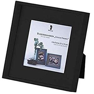 Rössler Papier 1300452705 S.O.H.O. Fotolijst, Colour Frames, formaat 13 x 13 cm, zwart, 1 stuk Rössler Papier 1300452705 S.O.H.O. Fotolijst, Colour Frames, formaat 13 x 13 cm, zwart, 1 stuk