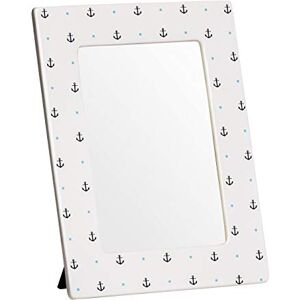 Premier Housewares Photo Frame, Dolomite, White, 6in x 4in Sailor Premier Housewares Photo Frame, Dolomite, White, 6in x 4in Sailor