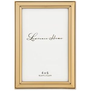 Lawrence Frames 4x6 Gold Metal Classic Bevel Picture Frame Lawrence Frames 4x6 Gold Metal Classic Bevel Picture Frame