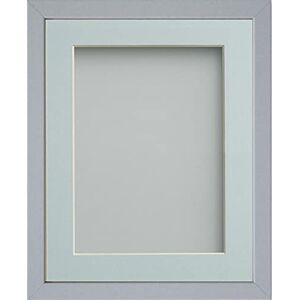 Frame Company Jellybean Range Grey Wooden 16x12 inch Picture Photo Frame with Light Blue Mount for Image 13x9 inch * Choice of Colours & Sizes* Fitted with Perspex Frame Company Jellybean Range Grey Wooden 16x12 inch Picture Photo Frame with Light Blue Mount for Image 13x9 inch * Choice of Colours & Sizes* Fitted with Perspex