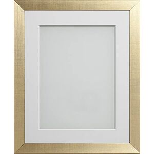 Frame Company Simpson Range Gold 20x16 inch Frame With White Mount for A3 *Choice of Sizes* Fitted with Real Glass Frame Company Simpson Range Gold 20x16 inch Frame With White Mount for A3 *Choice of Sizes* Fitted with Real Glass