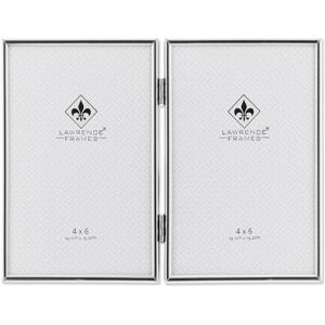 Lawrence Frames 650046D Simply Silver Metal 6.14" x 4.21" Picture Frame Lawrence Frames 650046D Simply Silver Metal 6.14" x 4.21" Picture Frame