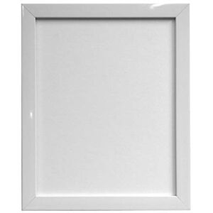 FRAMES BY POST 0.75 Inch Gloss White Picture Photo Frame 20 x 16 Inch Plastic Glass