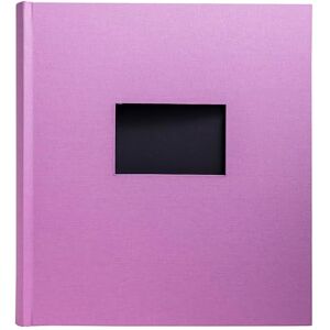 Exacompta Ref 16090E 1 Pop'N Co book photo album 300 photos 60 black pages format 29 x 32 cm fabric cover colour lilac with personalisation window Exacompta Ref 16090E 1 Pop'N Co book photo album 300 photos 60 black pages format 29 x 32 cm fabric cover colour lilac with personalisation window