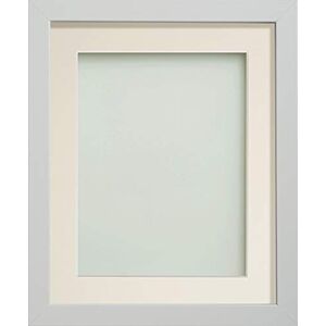 Frame Company Allington White Photo Frame with Ivory Mount, 12x10 for 8x6 inch, fitted with perspex Frame Company Allington White Photo Frame with Ivory Mount, 12x10 for 8x6 inch, fitted with perspex
