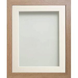 Frame Company Allington Beech Photo Frame with White V-Groove Mount, 8x6 for 5x3 inch, fitted with perspex Frame Company Allington Beech Photo Frame with White V-Groove Mount, 8x6 for 5x3 inch, fitted with perspex