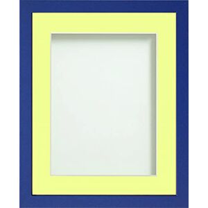 Frame Company Jellybean Range Royal Blue Wooden 30x20 inch Picture Photo Frame with Lemon Bon Bon Mount for Image A2 * Choice of Colours & Sizes* Fitted with Perspex Frame Company Jellybean Range Royal Blue Wooden 30x20 inch Picture Photo Frame with Lemon Bon Bon Mount for Image A2 * Choice of Colours & Sizes* Fitted with Perspex