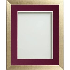Frame Company Simpson Range Gold 20x16 inch Frame With Plum Mount for A3 *Choice of Sizes* Fitted with Real Glass Frame Company Simpson Range Gold 20x16 inch Frame With Plum Mount for A3 *Choice of Sizes* Fitted with Real Glass