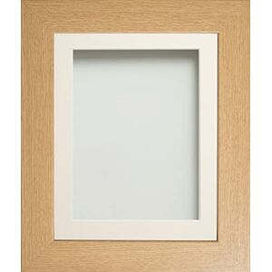Frame Company Watson Beech Picture Photo Frame fitted with Perspex, 12x10 inch with Off-White Mount for image size 10x8 inch Frame Company Watson Beech Picture Photo Frame fitted with Perspex, 12x10 inch with Off-White Mount for image size 10x8 inch