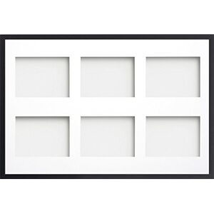 Frame Company Allington Range 30 x 20 inches Multi-Aperture Collage Picture Photo Frame with 6-Aperture Mount for Image Sizes 8 x 6 inches Black/White Frame Company Allington Range 30 x 20 inches Multi-Aperture Collage Picture Photo Frame with 6-Aperture Mount for Image Sizes 8 x 6 inches Black/White