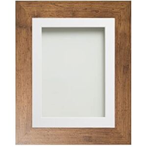 Frame Company Watson Rustic Picture Photo Frame fitted with Perspex, 24x20 inch with White Mount for image size 20x16 inch Frame Company Watson Rustic Picture Photo Frame fitted with Perspex, 24x20 inch with White Mount for image size 20x16 inch