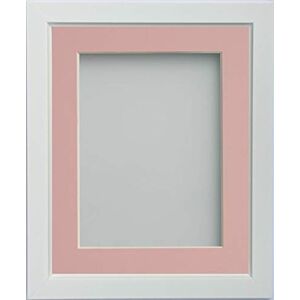 Frame Company Ainsworth Range White 16x12 inch Picture Photo Frame with Pink Mount for Image 12x10 inch * Choice of Sizes* Fitted with Real Glass Frame Company Ainsworth Range White 16x12 inch Picture Photo Frame with Pink Mount for Image 12x10 inch * Choice of Sizes* Fitted with Real Glass