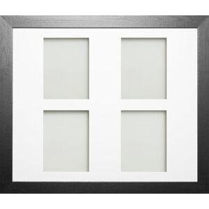 Frame Company Watson Multi Aperture Range Black Photo Picture Frame, 24x20 for 8x6 (x4 Portrait) *Choice of Sizes* Fitted with Perspex Frame Company Watson Multi Aperture Range Black Photo Picture Frame, 24x20 for 8x6 (x4 Portrait) *Choice of Sizes* Fitted with Perspex