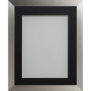 Frame Company Simpson Range Silver 20x16 inch Frame With Black Mount for 15x10 inch *Choice of Sizes* Fitted with Real Glass Frame Company Simpson Range Silver 20x16 inch Frame With Black Mount for 15x10 inch *Choice of Sizes* Fitted with Real Glass