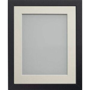 Frame Company Allington Black Photo Frame with Ivory Mount, 18x14 for 14x10 inch, fitted with perspex Frame Company Allington Black Photo Frame with Ivory Mount, 18x14 for 14x10 inch, fitted with perspex