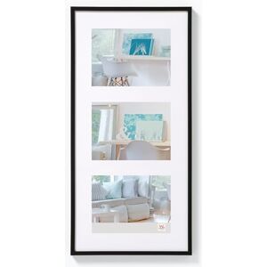 walther design Picture Frame Black 3x 13x18 cm gallery with PassepArtout, New Lifestyle Plastic Frame KV338B walther design Picture Frame Black 3x 13x18 cm gallery with PassepArtout, New Lifestyle Plastic Frame KV338B