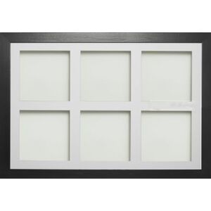 Frame Company Watson Multi Aperture Range Black Photo Picture Frame, 30x20 for 8x8 (x6) *Choice of Sizes* Fitted with Perspex Frame Company Watson Multi Aperture Range Black Photo Picture Frame, 30x20 for 8x8 (x6) *Choice of Sizes* Fitted with Perspex