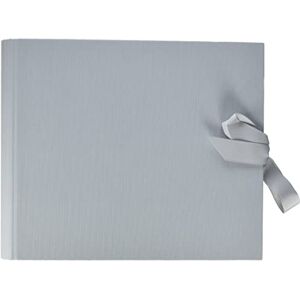 Rössler 2 Ring Photo Album 40 Pages Grey with Bow,23 x 21 cm Rössler 2 Ring Photo Album 40 Pages Grey with Bow,23 x 21 cm