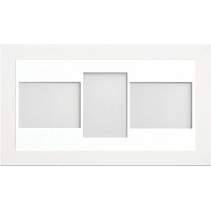 Frame Company Watson White Multi-Aperture Photo Frame with Mount, 20x10 for 7x5 (x3 LPL) * Choice of Frame Colour and Mount Design* NEW Frame Company Watson White Multi-Aperture Photo Frame with Mount, 20x10 for 7x5 (x3 LPL) * Choice of Frame Colour and Mount Design* NEW