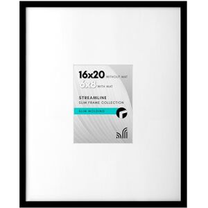Americanflat 16x20 Picture Frame in Black Use as 6x8 Picture Frame with Mat or 16x20 Frame Without Mat Thin Border Photo Frame with Plexiglass Cover Vertical or Horizontal Wall Display Americanflat 16x20 Picture Frame in Black Use as 6x8 Picture Frame with Mat or 16x20 Frame Without Mat Thin Border Photo Frame with Plexiglass Cover Vertical or Horizontal Wall Display