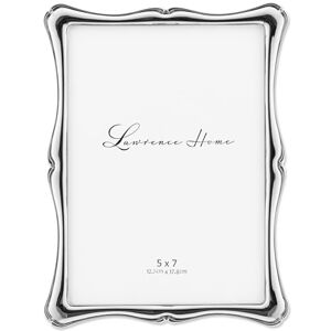 Lawrence Frames 710257 Silver Metal Romance Picture Frame, 5 by 7-Inch, Silver Lawrence Frames 710257 Silver Metal Romance Picture Frame, 5 by 7-Inch, Silver