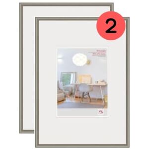 walther design Picture Frame Steel 29,7 x 42 cm (DIN A3) with Art Glass Double Pack, New Lifestyle Plastic Frame KVX342DD walther design Picture Frame Steel 29,7 x 42 cm (DIN A3) with Art Glass Double Pack, New Lifestyle Plastic Frame KVX342DD