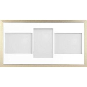 Frame Company Simpson Gold Multi Aperture Photo Frame, 20x10 for 7x5 inch (x3 LPL) Frame Company Simpson Gold Multi Aperture Photo Frame, 20x10 for 7x5 inch (x3 LPL)