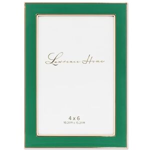 Lawrence Picture Frame, Polystyrene, Green, 4x6 Lawrence Picture Frame, Polystyrene, Green, 4x6