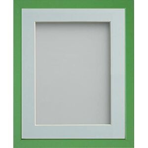 Frame Company Jellybean Range Green Wooden 12x10 inch Picture Photo Frame with Light Blue Mount for Image 8x6 inch * Choice of Colours & Sizes* Fitted with Perspex Frame Company Jellybean Range Green Wooden 12x10 inch Picture Photo Frame with Light Blue Mount for Image 8x6 inch * Choice of Colours & Sizes* Fitted with Perspex