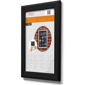 Deflecto A4 Snap Frame Elegant Black Aluminium Clip Frame for Wall Display Certificate and Poster Holder with Convenient Front Opening Clips Stylish Photo Hanger for Home and Office Deflecto A4 Snap Frame Elegant Black Aluminium Clip Frame for Wall Display Certificate and Poster Holder with Convenient Front Opening Clips Stylish Photo Hanger for Home and Office