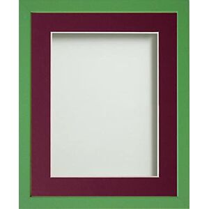 Frame Company Jellybean Range Green Wooden 24x20 inch Picture Photo Frame with Plum Mount for Image 20x16 inch * Choice of Colours & Sizes* Fitted with Perspex Frame Company Jellybean Range Green Wooden 24x20 inch Picture Photo Frame with Plum Mount for Image 20x16 inch * Choice of Colours & Sizes* Fitted with Perspex