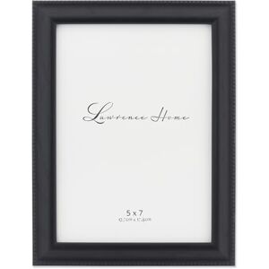 Lawrence Frames Classic Bead Picture Frame, 5x7, Black Lawrence Frames Classic Bead Picture Frame, 5x7, Black