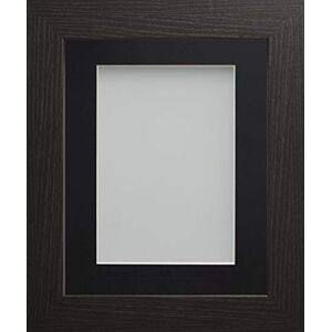 Frame Company Watson Range Black 50x40cm Picture Photo Frame with Black Mount for Image 40x30cm*Choice of Sizes* Fitted with Real Glass Frame Company Watson Range Black 50x40cm Picture Photo Frame with Black Mount for Image 40x30cm*Choice of Sizes* Fitted with Real Glass