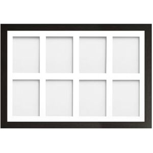 Frame Company Watson Multi Aperture Range Black Photo Picture Frame, 30x20 for 8x6 (x8) *Choice of Sizes* Fitted with Perspex Frame Company Watson Multi Aperture Range Black Photo Picture Frame, 30x20 for 8x6 (x8) *Choice of Sizes* Fitted with Perspex